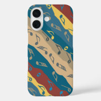 Colourful Music Note Stripes
