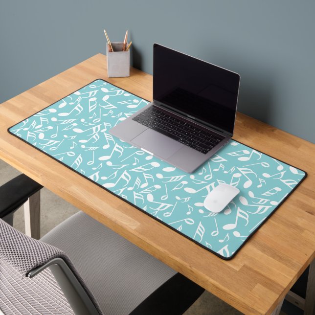 Colourful Music Notes Desk Mat (Office 2)