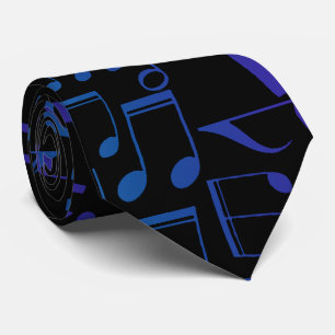 Colourful Music Notes Musicians Music Lovers Tie