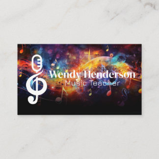 Colourful Music | Sound Logo Business Card