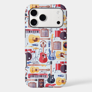 Colourful musical instruments pattern (all phones)