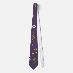 Colourful Musical Neck Tie