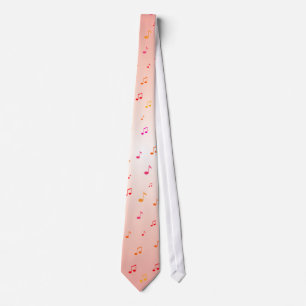 Colourful Musical Notes: Necktie / Tie