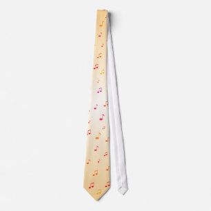 Colourful Musical Notes: Necktie / Tie