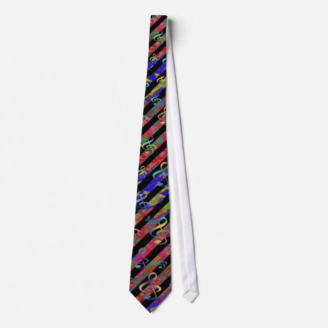 Colourful Musician's Necktie (Front)