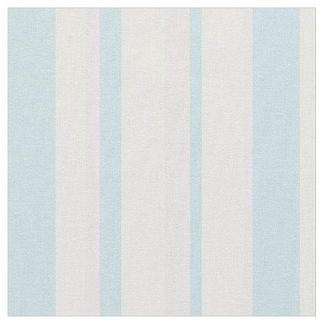 Colourful Muted Retro Beach Stripes Colour Striped Fabric (Close Up)