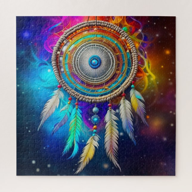 Colourful Mystical Dreamcatcher  Jigsaw Puzzle (Vertical)