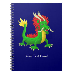 Colourful Mythological Chinese Dragon Notebook