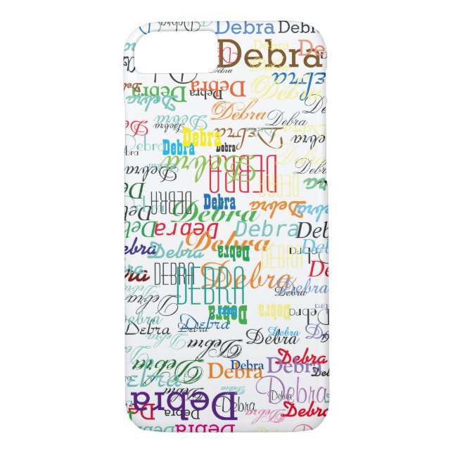colourful name personalised Case-Mate iPhone case (Back)
