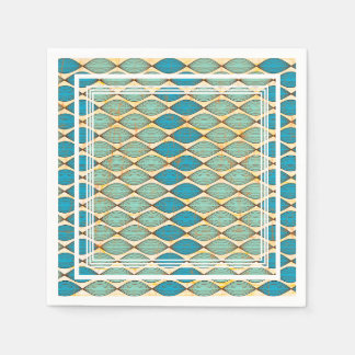 Colourful Napkin with African fabric pattern