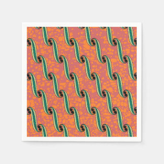 Colourful Napkin with African fabric pattern