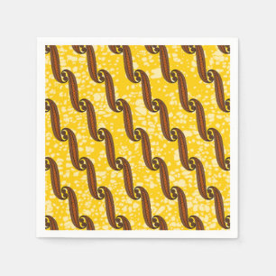 Colourful Napkin with African fabric pattern