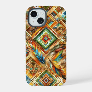 Colourful Native American Print IPhone Case