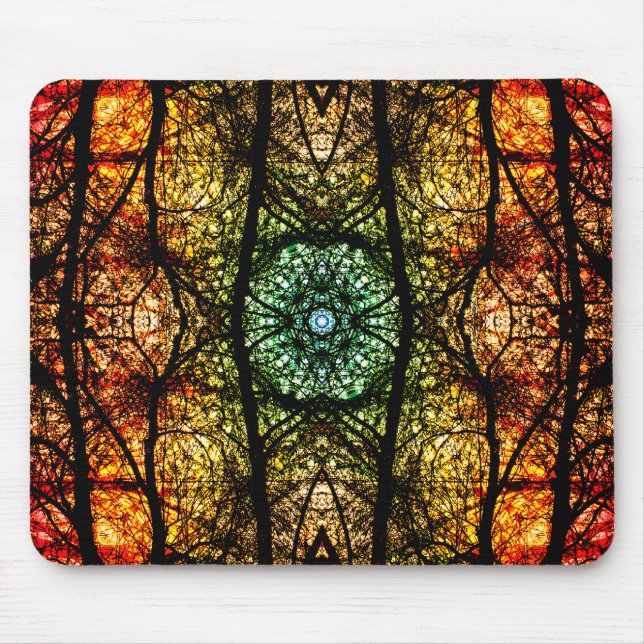 Colourful Natural Art Mouse Pad (Front)