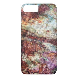 Colourful Natural Stone Rust Blue Pink iPhone 8 Plus/7 Plus Case