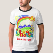 Colourful Nature Drawing for Nature Lovers