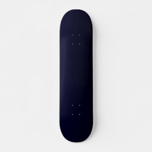 Colourful Navy Blue Watercolor Skateboard
