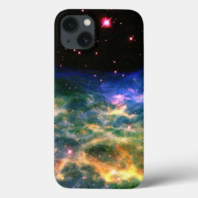 Colourful Nebula and Stars iPad Case (Back)