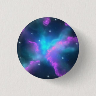 Colourful Nebula Cloud Background 3 Cm Round Badge