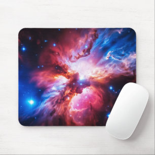 Colourful Nebula Galaxy Space Stars Cosmic Univers Mouse Pad