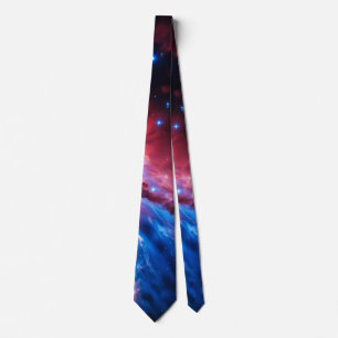 Colourful Nebula Galaxy Space Stars Cosmic Univers Tie