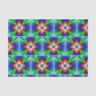 Colourful Neon Daisy Tissue Paper