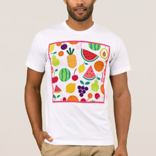 Colourful Neon Fruit Fiesta T-Shirt