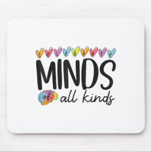 Colourful Neurodiversity Autism Celebrate Minds Of Mouse Pad