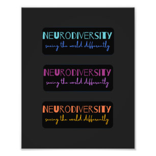 Colourful Neurodiversity  Photo Print
