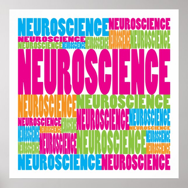 Colourful Neuroscience Poster (Front)