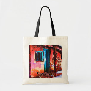 Colourful New Mexico Adobe Building Tote Bag