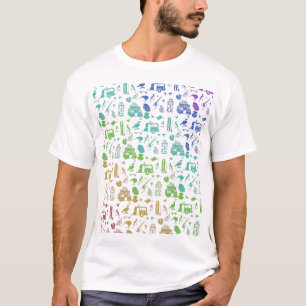 Colourful New Zealand Pattern T-Shirt