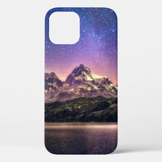 Colourful night sky landscape with starry starry s Case-Mate iPhone case (Back)