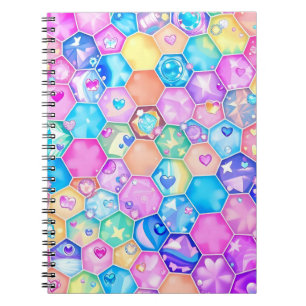 colourful notebook