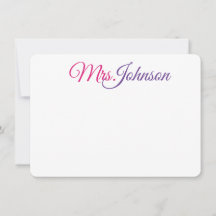 Colourful Notecards For Business or Personal