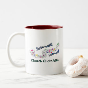 Colourful Notes Choir Alto Mug