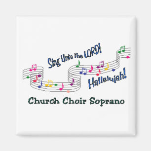 Colourful Notes Choir SATB Magnet