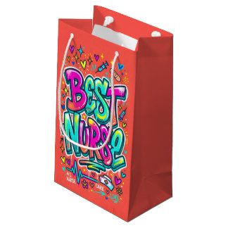 Colourful Nurse Appreciation Paper Gift Bag