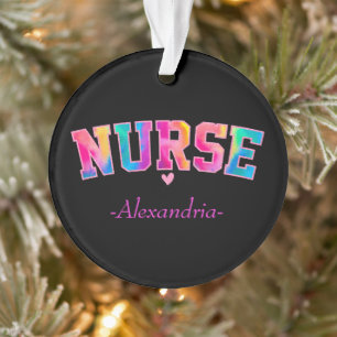Colourful Nurse Ornament