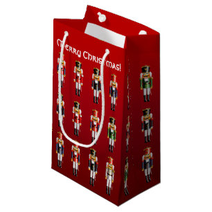 Colourful Nutcracker Toy Soldiers Small Gift Bag