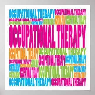 Colourful Occupational Therapy Poster