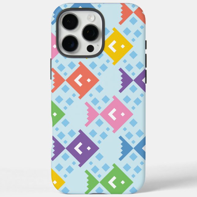 Colourful Ocean Fish Pattern Case-Mate iPhone Case (Back)