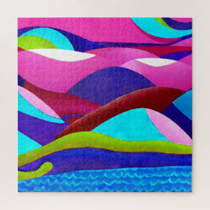 Colourful Ocean Hills Jigsaw Puzzle