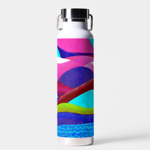 Colourful Ocean Hills Water Bottle