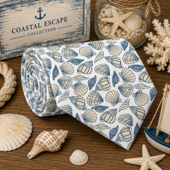 Colourful Ocean Sea Animals Pattern  Tie (Creator Uploaded)