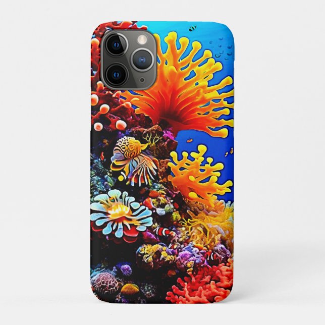 Colourful Ocean Underwater Life Case-Mate iPhone Case (Back)