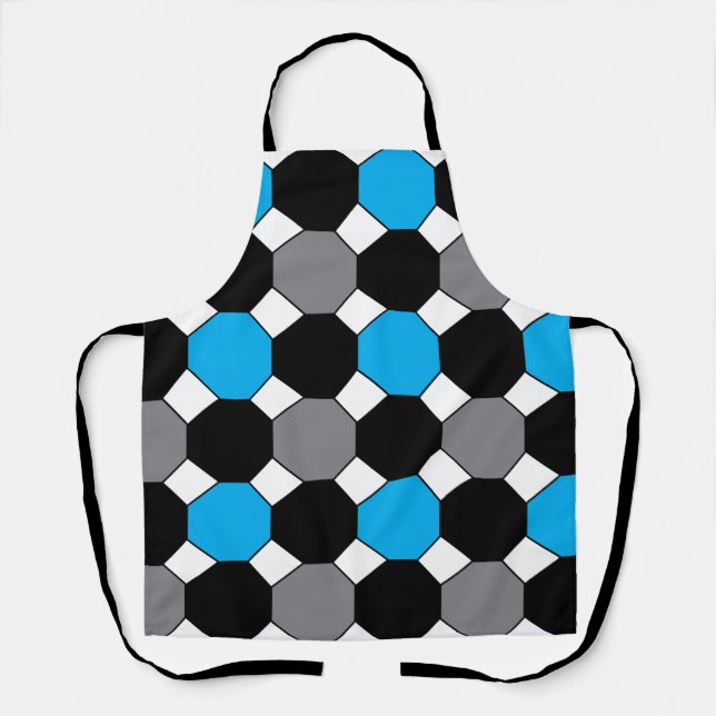 Colourful Octagon Geometric Pattern Apron (Front)