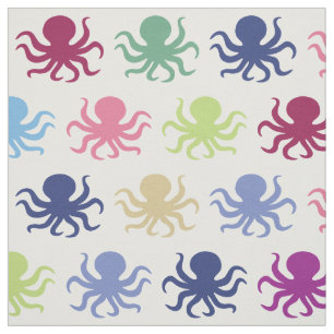 Colourful octopus fabric