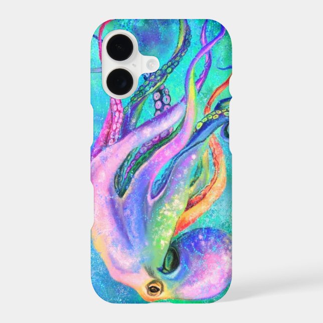 Colourful Octopus iPhone Case (Back)