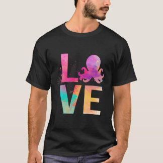 Colourful Octopus Mum Octopus T-Shirt